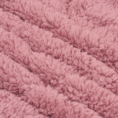 Zimowa Kołdra Różowy 135 x 200 cm Mikrofibra i Fleece Teddy