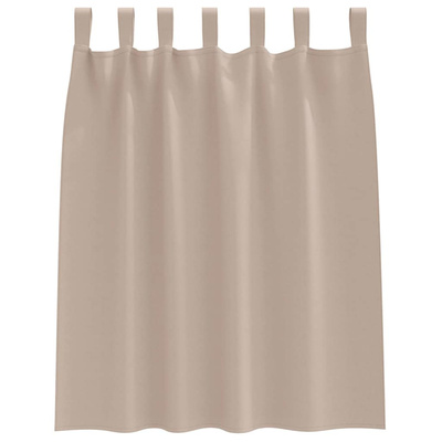 Firany blackout z kółkami 2 pcs Ciemnoszary 140 x 140 cm
