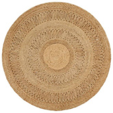 vidaXL Ręcznie pleciony dywan z juty, 120 cm, okrągły