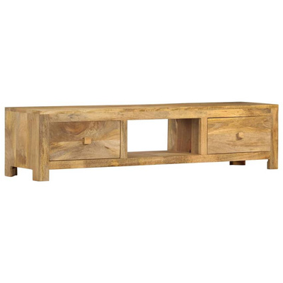 vidaXL Szafka pod TV, 140 x 30 x 32 cm, lite drewno mango