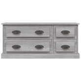 vidaXL Szafka pod TV, szary dąb sonoma, 100x35,5x45 cm