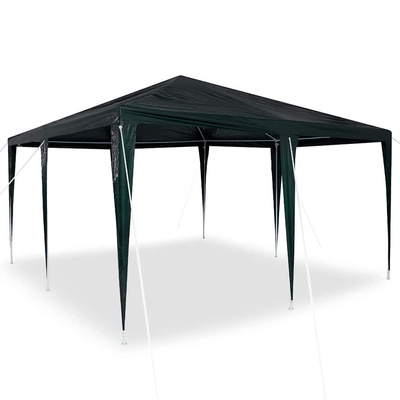 Namiot Imprezowy Zielony 400 x 400 x 266 cm Polietylen i Stal