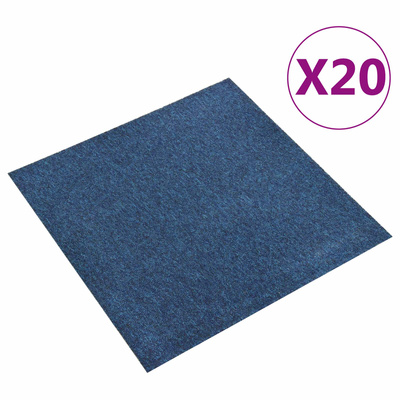 Dywan 20 pcs Ciemnoniebieski 50 x 50 cm 100% polipropylen