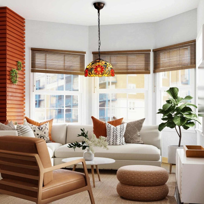 Lampa wisząca Szklany Witraż E27 Abruzzo Capolavoro 3