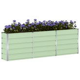 Donica Zielony 240 x 40 x 75 cm Stal