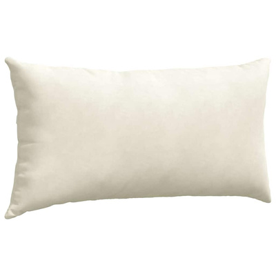 Poduszki na sofę 2 pcs Kremowy 80 x 40 cm Tkanina sztruksowa