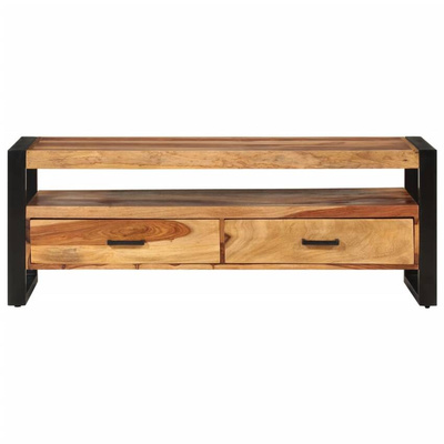 vidaXL Szafka pod TV, 120x35x45 cm, lite drewno sheesham