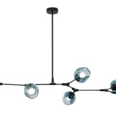 Lampa sufitowa Abigali SMOKEY 9xE27