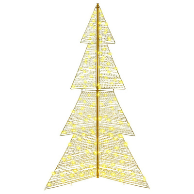 Choinka z 240 diodami LED Ciepła biel 180 cm PET
