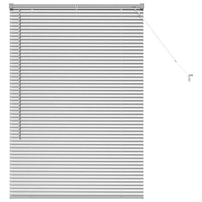 Żaluzje weneckie Srebrny 130 x 85 cm Aluminium