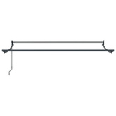 Ręczna markiza chowana Antracyt 3 x 2 m Aluminium