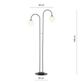 Żyrandol ARCHI LP2 BL OPAL