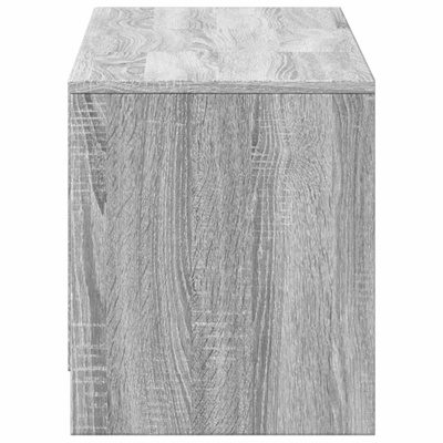 Szafka RTV z LED 140x34x40 cm Szary Sonoma Drewno inżynieryjne