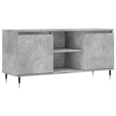 vidaXL Szafka pod TV, szarość betonu, 104x35x50 cm model standard