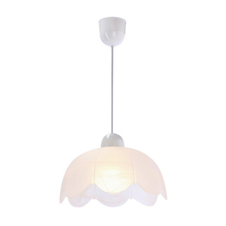Bratek lampa wisząca 25 1x60w e27 klosz biały