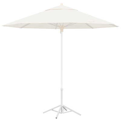 Stojak na parasol Biały Stal dla 25-32 mm Słup