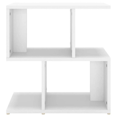 vidaXL Szafka nocna, biała, 50x30x51,5 cm, materiał drewnopochodny