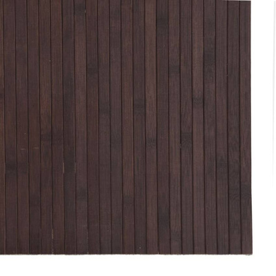 vidaXL Dywan prostokątny, ciemnobrązowy, 80x200 cm, bambusowy