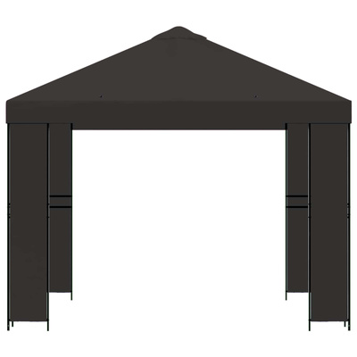Altana 3 x 3 m antracytowy Poliester i Stal 190 gsm