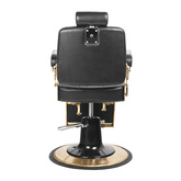 Gabbiano fotel barberski Boss czarny 122340
