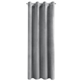 Zasłona Rosa srebrna 140x250