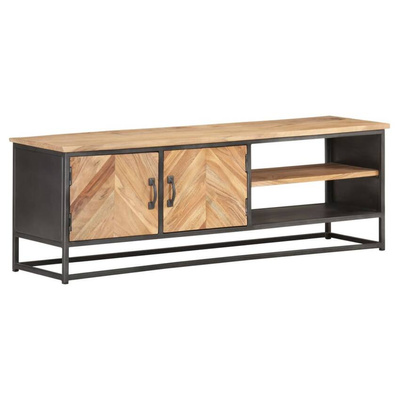 vidaXL Szafka pod TV, 120x30x40 cm, lite drewno akacjowe