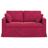 Sofa Czerwone wino 138 x 78 x 80 cm Aksamit