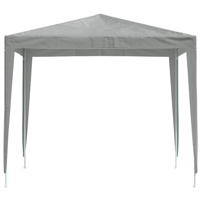 Namiot Imprezowy 250 x 250 x 240 cm jasnoszary PE i stal