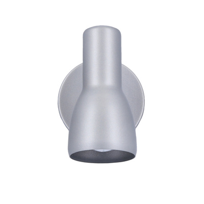 Lampa ścienna Candellux kinkiet Picardo 91-43917  E14 szary srebrny