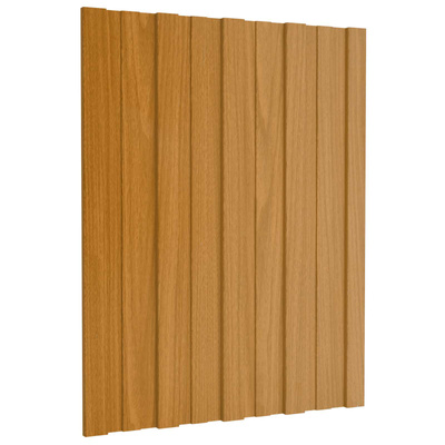 Panel dachowy 12 pcs naturalny 60 x 45 cm Stal galwanizowana