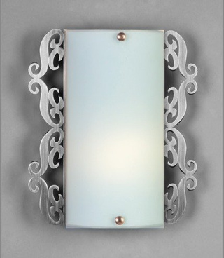 Lampa sufitowa plafon 1X60W E27 22X25cm satyna CASABLANCA