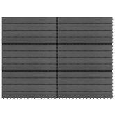 Płytka Tarasowa 6 pcs Szary 60 x 30 cm