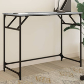 vidaXL Biurko, szary dąb sonoma, 100x45x76 cm, materiał drewnopochodny