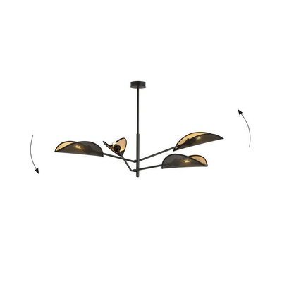 Lampa sufitowa  VENE 4 BLACK/GOLD