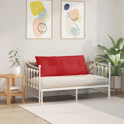 Poduszka na plecy Czerwony 120 x 19 x 50 cm tkanina
