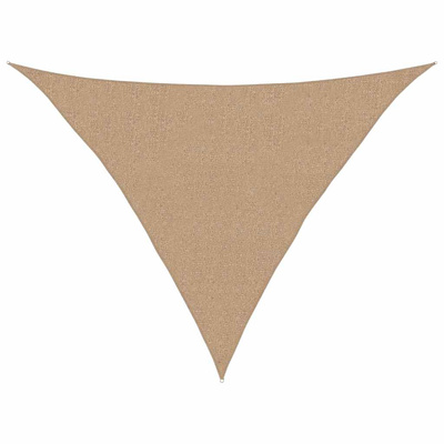 Żagiel przeciwsłoneczny, 160 g/m?, taupe, 3x3x4,2 m, HDPE