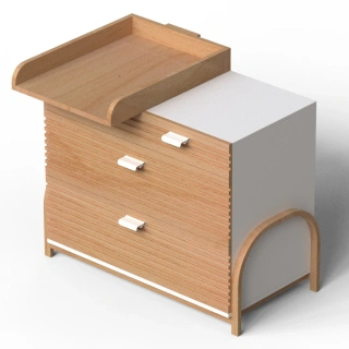 Komoda Biała DRESSER-WHITE