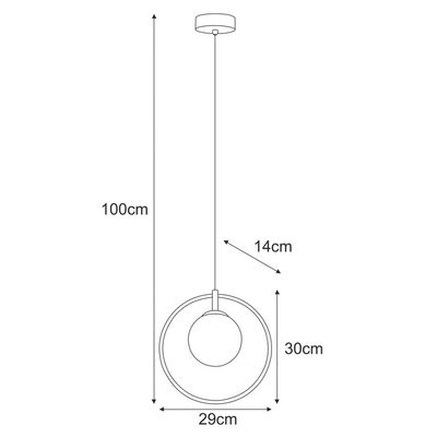 Lampa wisząca K-3835 z serii NEO