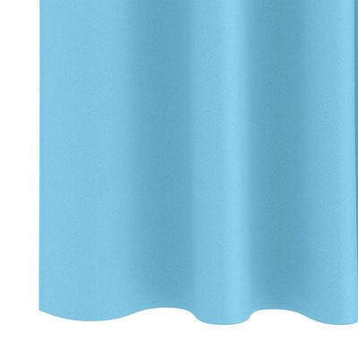 Firany blackout z kółkami 2 pcs Jasnoniebieski 260 x 140 cm