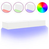 vidaXL Szafki telewizyjne z LED, 2 szt., białe, 60x35x15,5 cm
