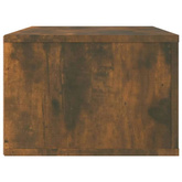 vidaXL Wisząca szafka pod TV, przydymiony dąb, 80x36x25 cm