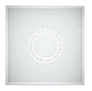 LUX LAMPA SUFITOWA PLAFON 29X29 16W LED 6500K BIAŁY MAŁY RING