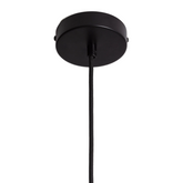 Lampa wisząca szklana szara E27 Abruzzo Slendore