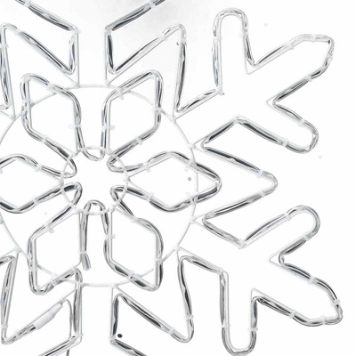Śnieżynka na Boże Narodzenie Niebieski 55,5 x 55,5 x 0,75cm PVC
