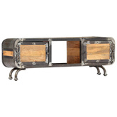 vidaXL Szafka pod TV, 120 x 30 x 42 cm, lite drewno mango