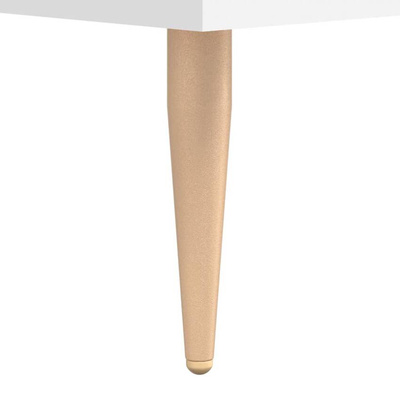 vidaXL Biurko, białe, 140x50x75 cm, materiał drewnopochodny wariant 10