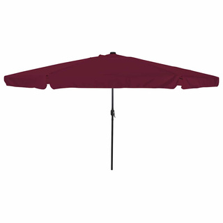 Parasolka ogrodowa Bordeaux Czerwony 395 x 395 x 245 cm
