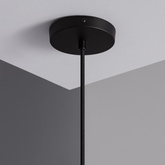 Lampa Wisząca czarna Abruzzo Luppo E27