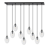 Lampa wisząca ASTRAL 9 BL TRANSPARENT