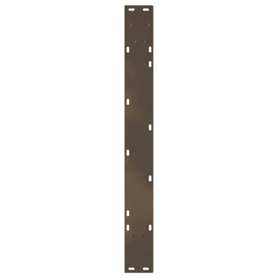 Nogi do stołu jadalnego w kształcie litery V 2 szt. Naturalna stal 90x(72-73,3) cm Stal